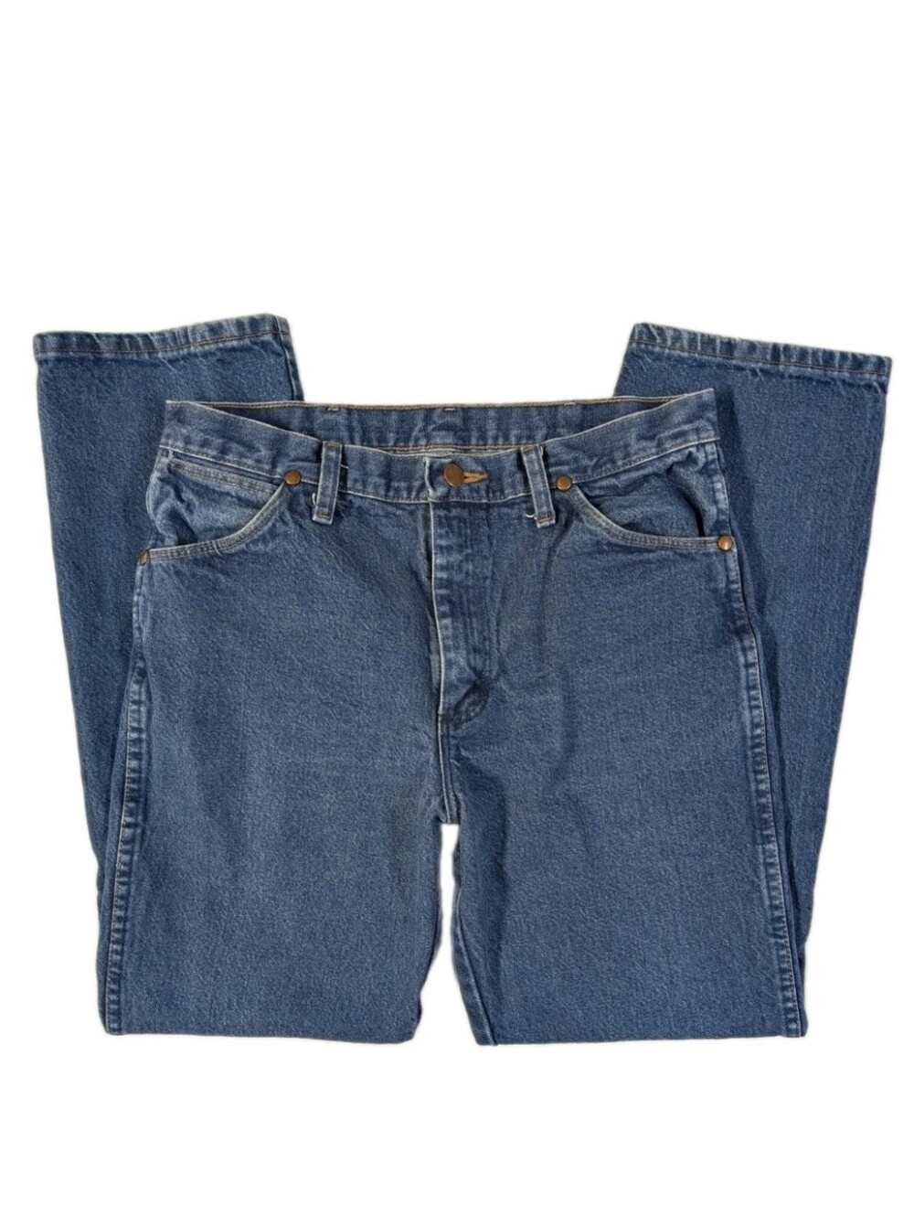 Wrangler 936PWD Slim Fit Cowboy Cut Jeans Mens Size 32x30 Blue Denim